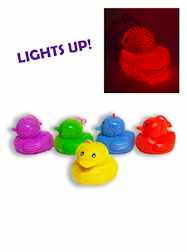 2.55" Light-Up Yo-Yo Ducks - DOZEN - 12 PIECES