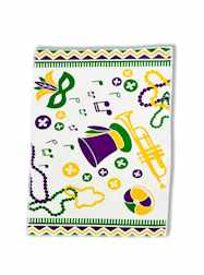 Mardi Gras Kitchen Towel - DOZEN - 12 PIECES