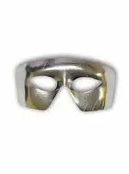 Silver Mardi Gras Eye Mask - EACH