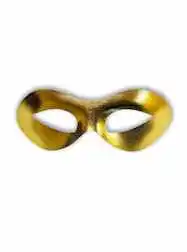 Gold Mardi Gras Eye Mask - EACH