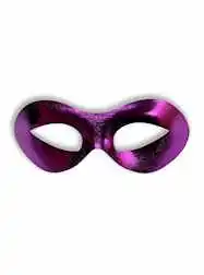 Purple Mardi Gras Eye Mask - EACH