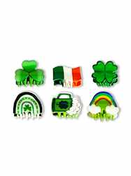 St. Patricks Day Hair Clips 6 Assorted Designs - D