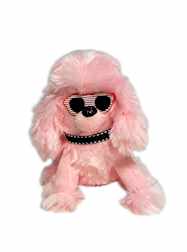 7" Plush Pink Poodles - 4 PIECES
