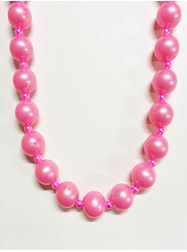 36" 30MM Pink Pearl with 6mm Spacer Beads - SIX NE