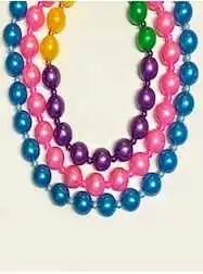 36" 30MM Blue, Pink and Purple, Green & Gold Pearl