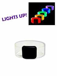 LED Bracelets with Rainbow Colors - DOZEN - 12 PIE