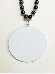 Do It Yourself Discs Navy Blue Beads - DOZEN - 12