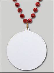 Do It Yourself Discs Red Beads