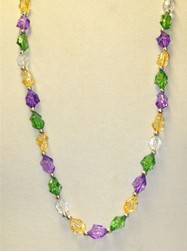 36" PGG Acrylic Mardi Gras Beads